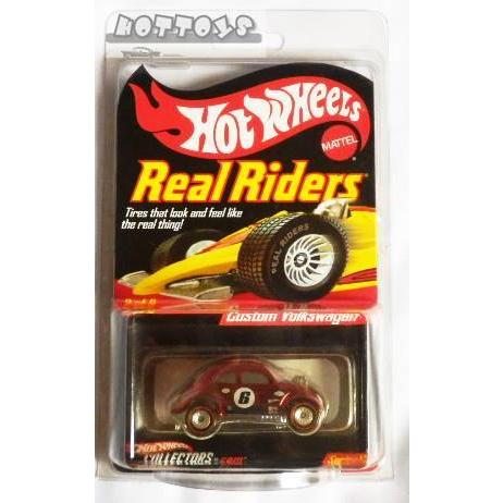ミニカー 1/64 HotWheels Realriders ワーゲンビートル #6 Custom