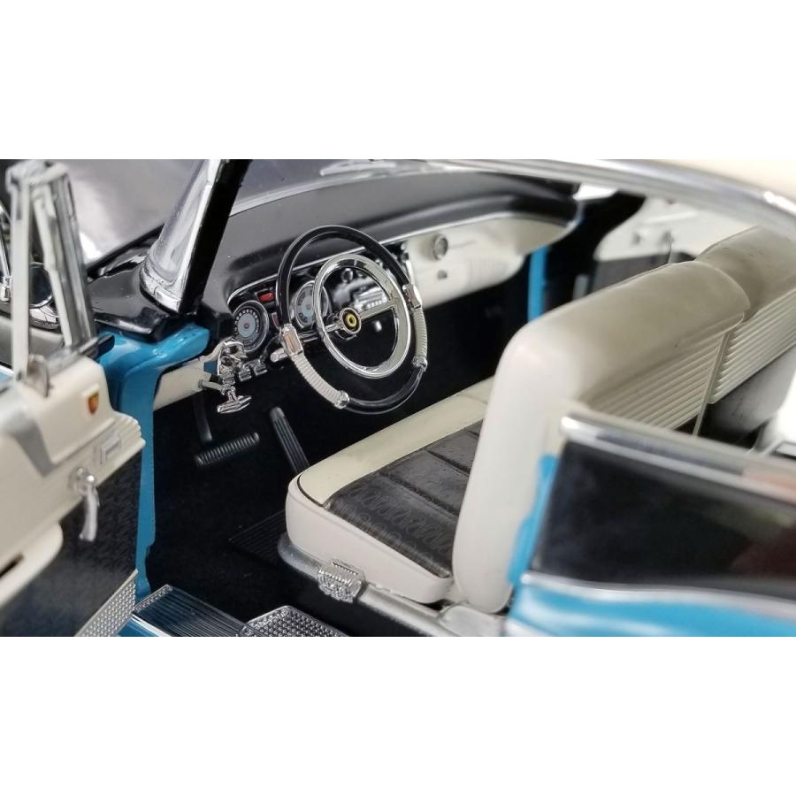 ミニカー 1/18 ACME 1956 クライスラー セントレジス 青白黒 1956