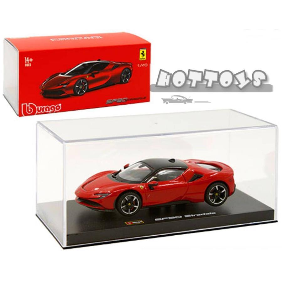 フェラーリ ミニカー　ブラゴ・signature特別高精密シリーズ　1/43　Ferrari SF90 Stradale　フェラーリ 　赤色　　 予約商品 : 1000103647 : HOTTOYS - 通販 - Yahoo!ショッピング