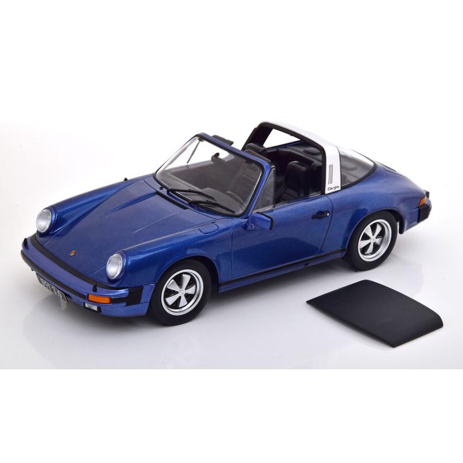 ミニカー　KKSCALE　1/18　ポルシェ　911　カレラ　タルガ　青色　 Porsche 3.2 Targa　 911 1977 予約商品