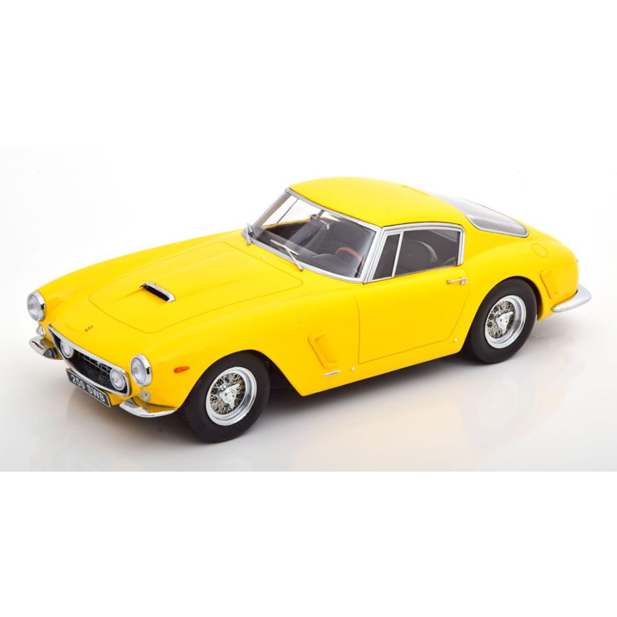 ミニカー　1/18　フェラーリ ミニカー　フェラーリ 250GT　黄色　KK-Scale KKS　Ferrari 250 GT SWB Passo Corto 1961 予約商品