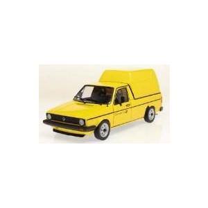 ミニカー 1/18 1982 フォルクスワーゲン・ゴルフ キャディバン 黄色