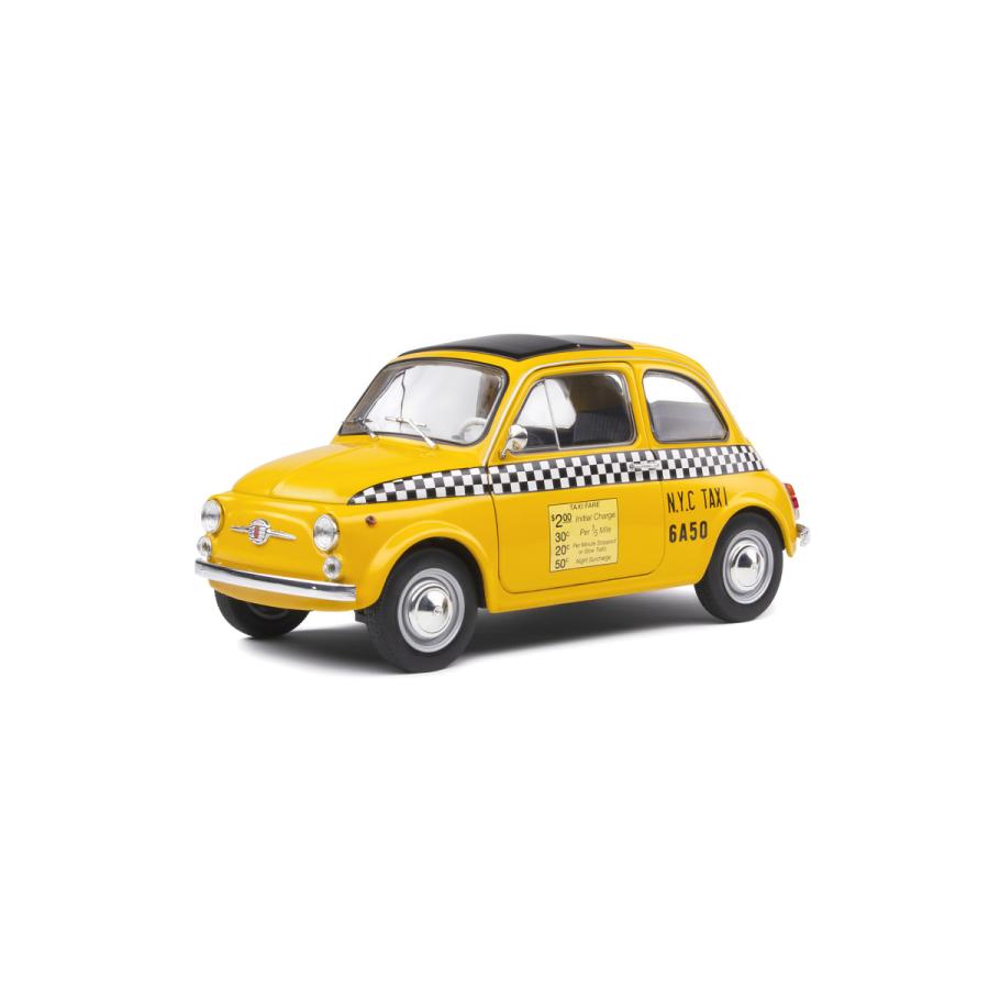 ミニカー フィアット500F タクシー 1969 1/18 Solido 黄色 フィアット