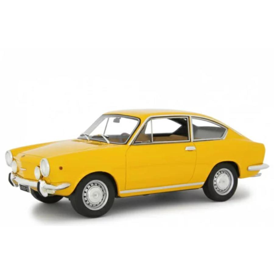 安さの秘密 ミニカー　1/18　フィアット 　850　スポーツクーペ　黄色　1968　　FIAT 予約商品
