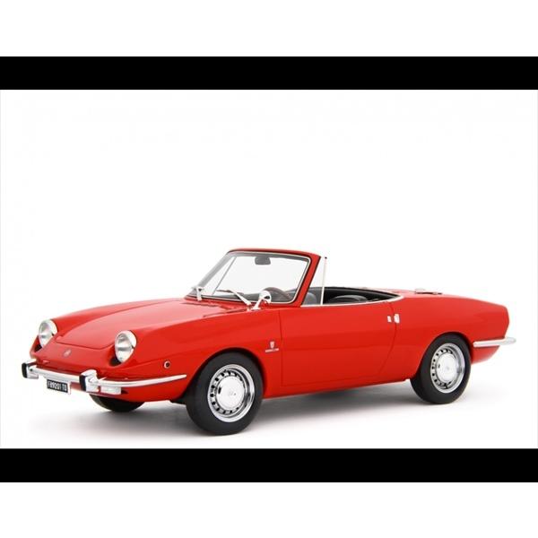 ミニカー 1/18 フィアット 850 スパイダー 赤色 1968 FIAT 予約商品