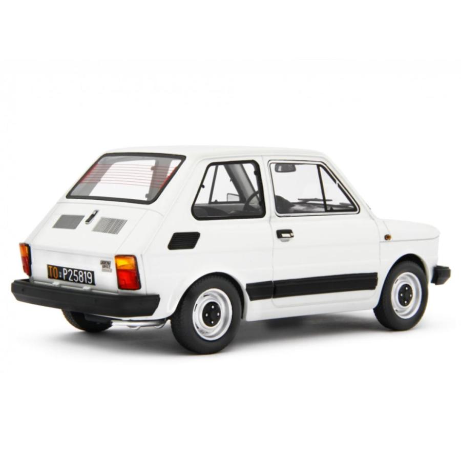 ミニカー 1/18 フィアット 126 白色 1976 LRM FIAT 予約商品 : HOTTOYS