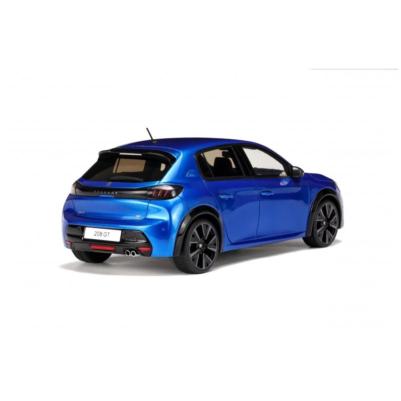 ミニカー 1/18 プジョー208 GTライン OTTO MOBILE ブルーメタ PEUGEOT