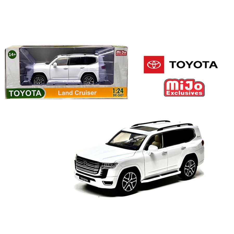 ミニカー 1/24 トヨタランドクルーザー 2023 白色 Toyota Land Cruiser