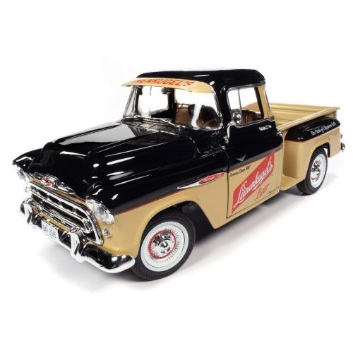 ミニカー 1/18 1957 シボレー 3100 ステップサイドトラック 黒 ミニカー 1/18 1957 シボレー 3100 ステップサイドトラック 黒