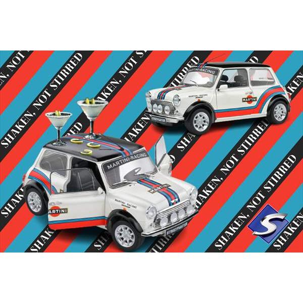 ミニカー 1/18 ミニクーパー マルティニレーシング ラリー Solido MINI