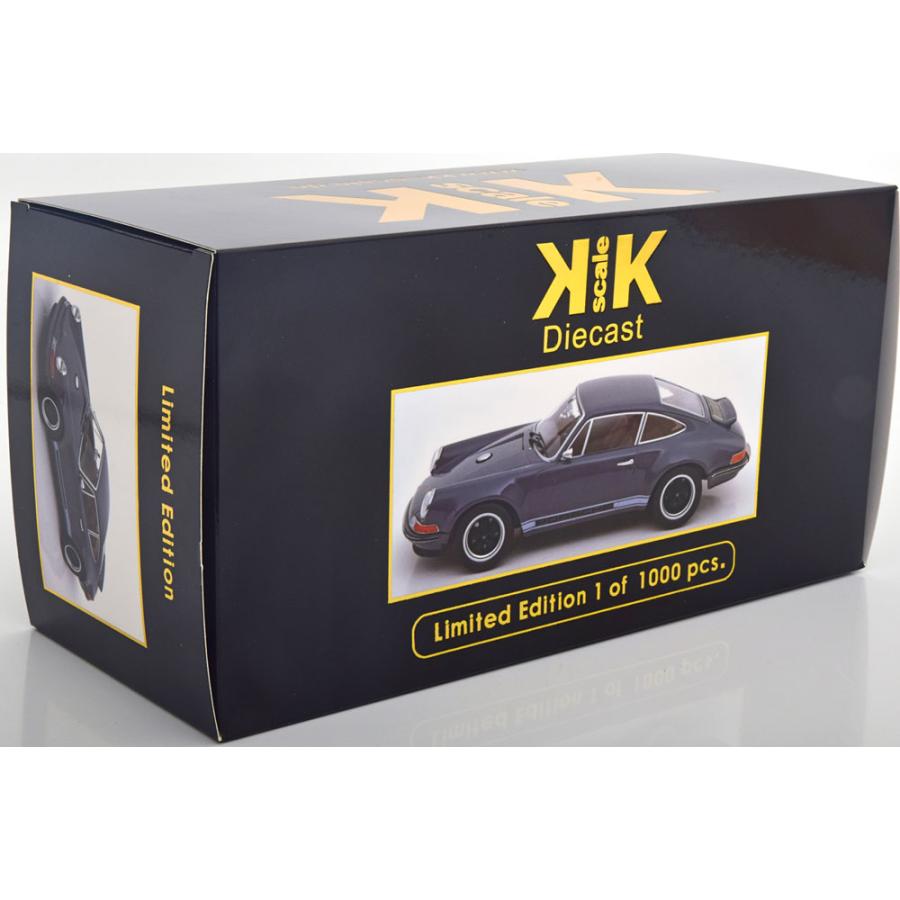 ミニカー 1/18 シンガー ポルシェ タルガ 911 (930） グレー色 KKS
