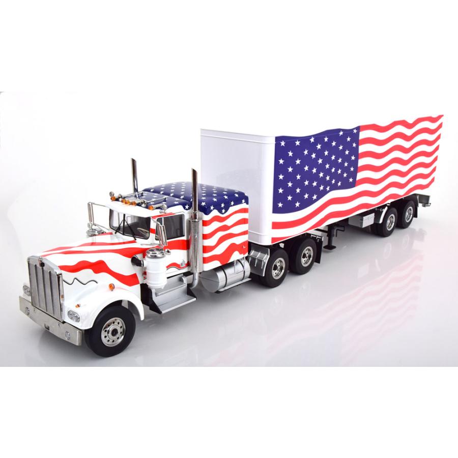 ミニカー 1/18 ROAD-KINGS Kenworth W900 トレーラートラック ミニカー 1/18 ROAD-KINGS Kenworth W900 トレーラートラック