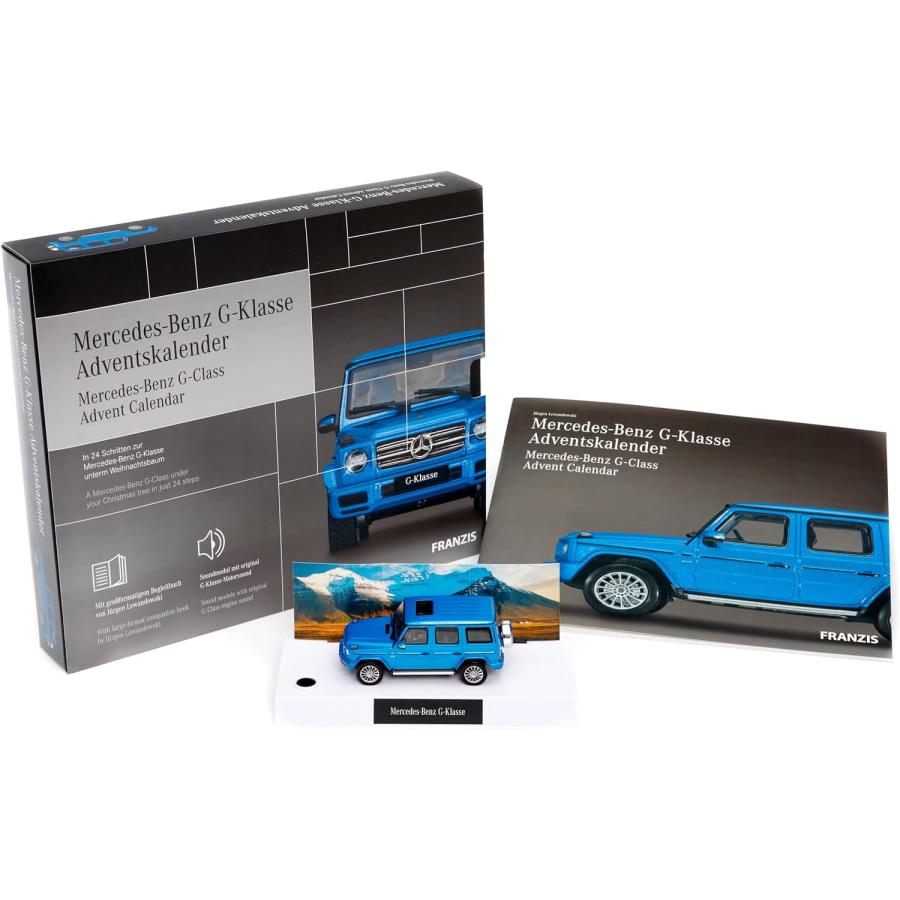 ミニカー メルセデス・ベンツ Gクラス 青 1/43 ジオラマ組み立て ミニカー メルセデス・ベンツ Gクラス 青 1/43 ジオラマ組み立て