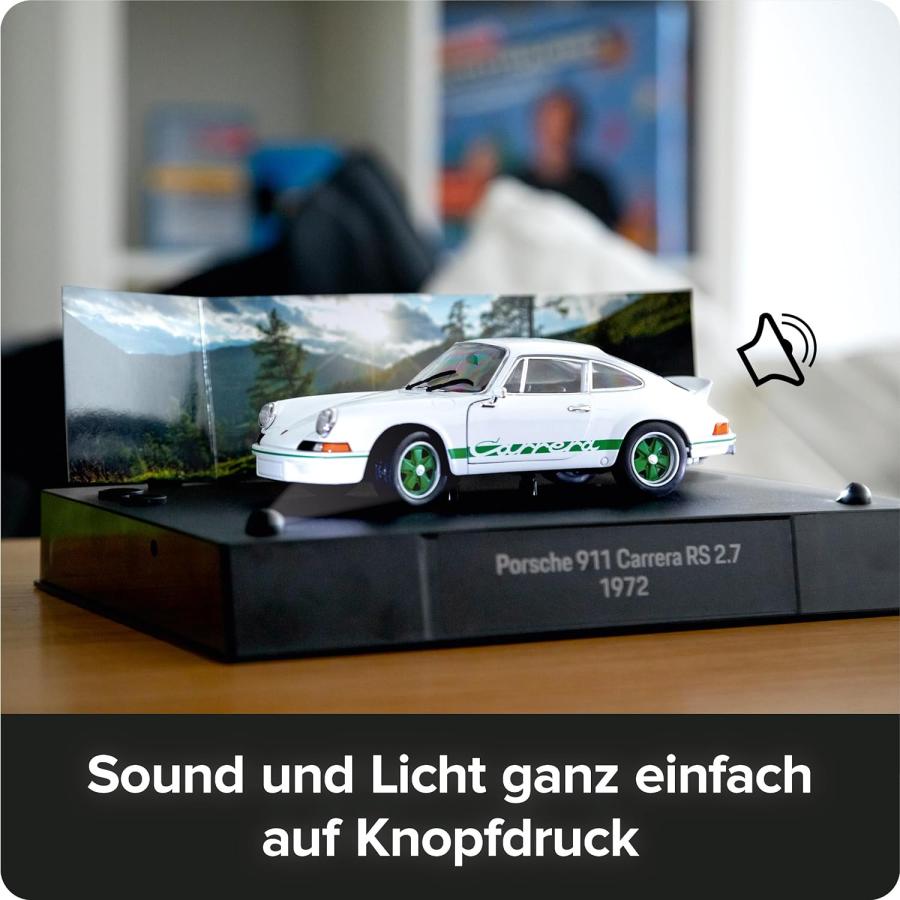 ミニカー ポルシェ 911 カレラ RS 白色 1/43 ジオラマ組み立てキット