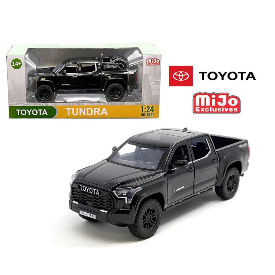 ミニカー TOYOTA TUNDRA TRD OFF ROAD (BLACK) ミニカー 1/24 トヨタ タンドラ 2023 黒色 ランクル ランドクルーザー