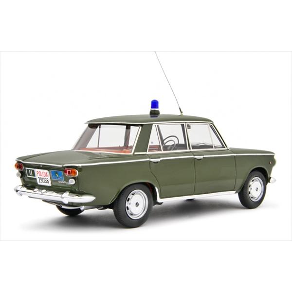 ミニカー 1/18 1961 フィアット 1500 パトカー LRM 緑色 FIAT 1500