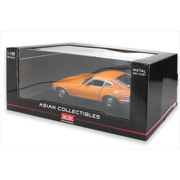 ミニカー 特別モデル 1/18 1970 ニッサン フェアレディz 240Z オレンジ