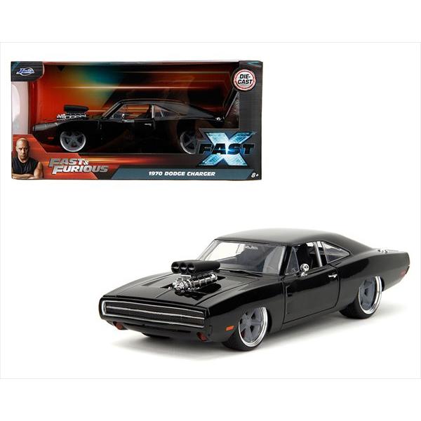 ミニカー 1/24 ワイルドスピード 1970 ダッジチャージャー グレー