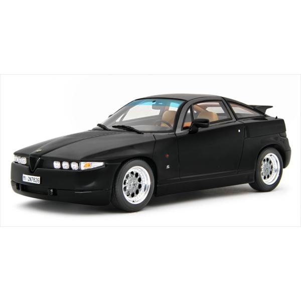 1/18 アルファロメオザガートSZ ミニカー 1/18 1989 アルファロメオ SZ 黒色 Alfa Romeo SZ Es 30 1989