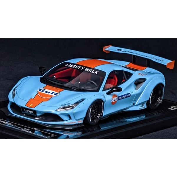 ミニカー 1/18 フェラーリ ミニカー フェラーリ F8 GULFガルフ色 VIP