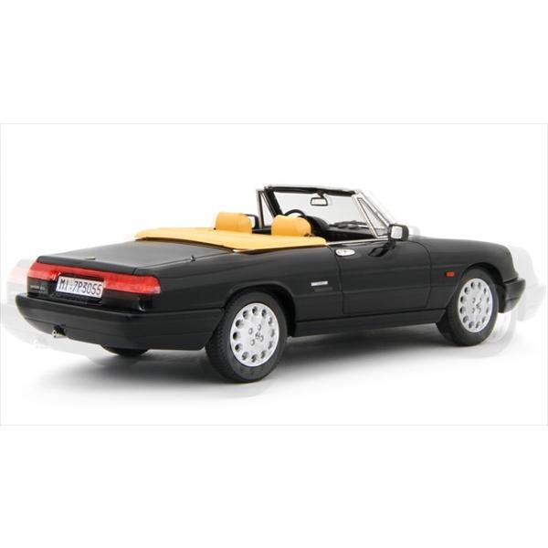 PMAスパイダー SPIDER 1/18 Alfa Romeo ミニカー ミニカー 1/18 1990 アルファロメオ スパイダー 黒色特別限定モデル