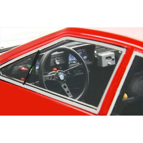 ミニカー　1/18　1975　アルファロメオ アルフェッタ　GTV　＃6　赤色　Alfa Romeo Alfetta Gr.2 Autodelta Rally dell'Elba 1975 Gigli 　LRM　限定予約商品_2