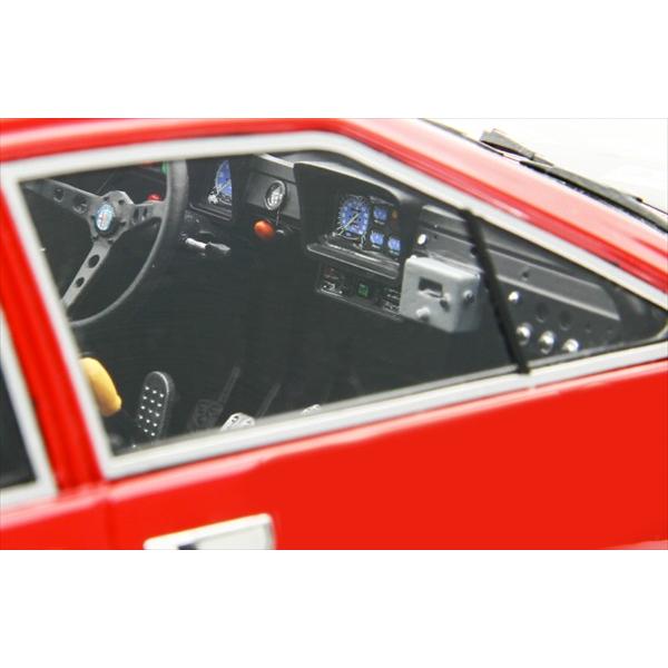 ミニカー　1/18　1975　アルファロメオ アルフェッタ　GTV　＃6　赤色　Alfa Romeo Alfetta Gr.2 Autodelta Rally dell'Elba 1975 Gigli 　LRM　限定予約商品_3