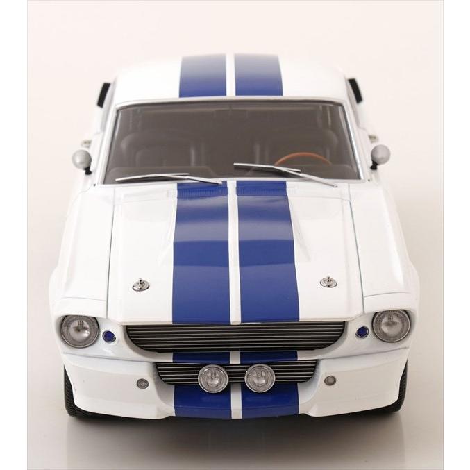 ミニカー 1/12巨大サイズ 1967 シェルビー GT500 エレノア 白/ブルー