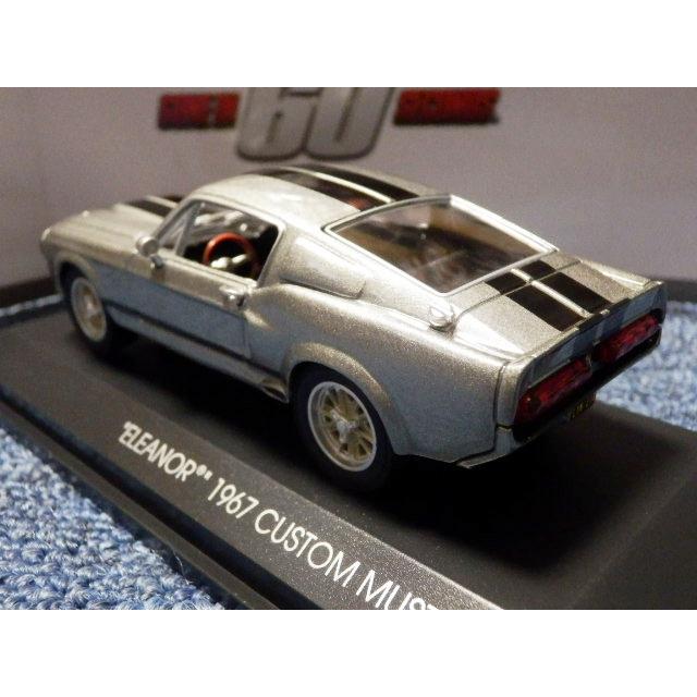 ミニカー 1/43 GREENLIGHT 1967 マスタング エレノア 銀 予約商品