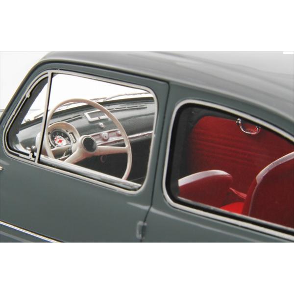 ミニカー　1/18　フィアット　600D　グレー色　Fiat 600D Berilna 1960-64　LRM　予約商品_3