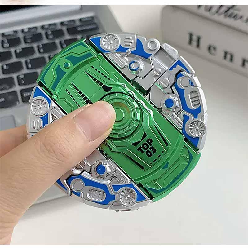 フィジェットトイ ハンドスピナー 変形 ロボット 玩具 回転指先
