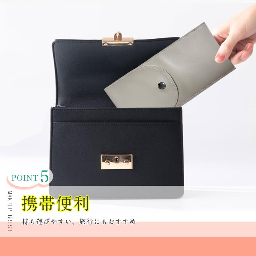 アイシャドウブラシセット 5本セット 柔らかい 人工繊維毛 携帯便利