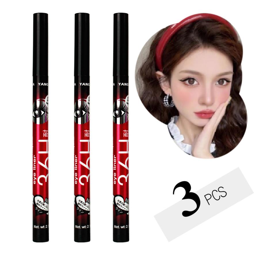 リキッドアイライナー 3本セット 落ちない ティント 耐水 描きやすい
