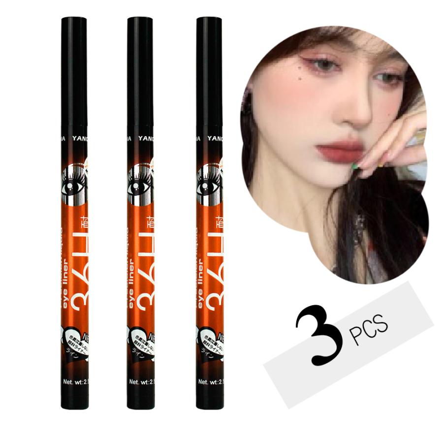 リキッドアイライナー 3本セット 落ちない ティント 耐水 描きやすい