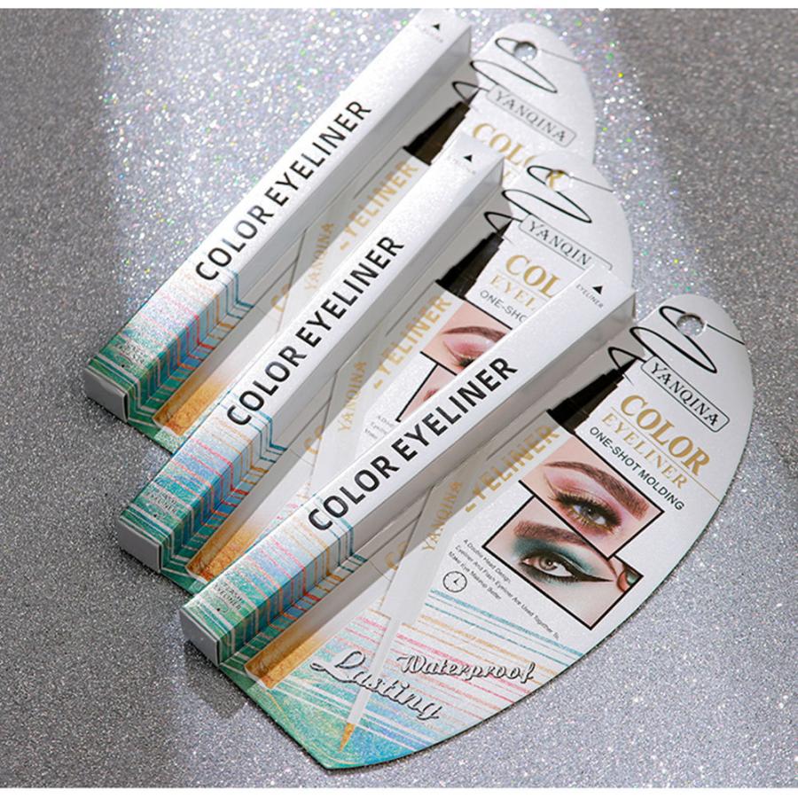 アイライナー アイシャドウ 落ちない 描きやすい 2WAY 極細 防水