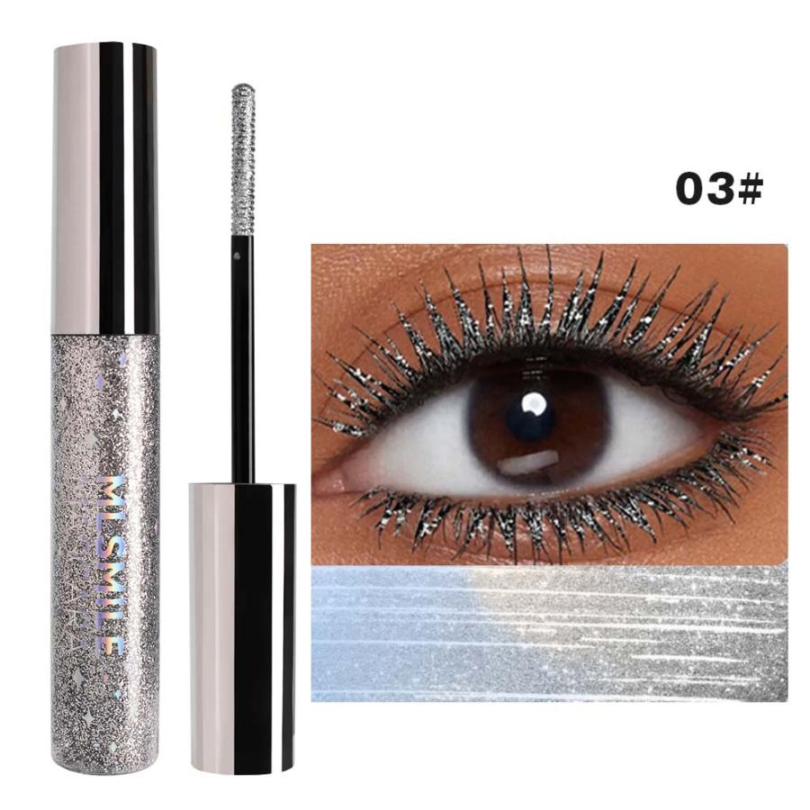 カラーマスカラ キラキラ ロング 防水 落ちない ウォータープルーフ