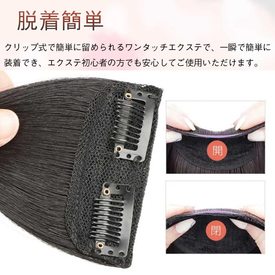 カットウィッグ 40cm 増毛 エクステ ウィッグ 自然 サイド 襟足 頭頂部 薄毛