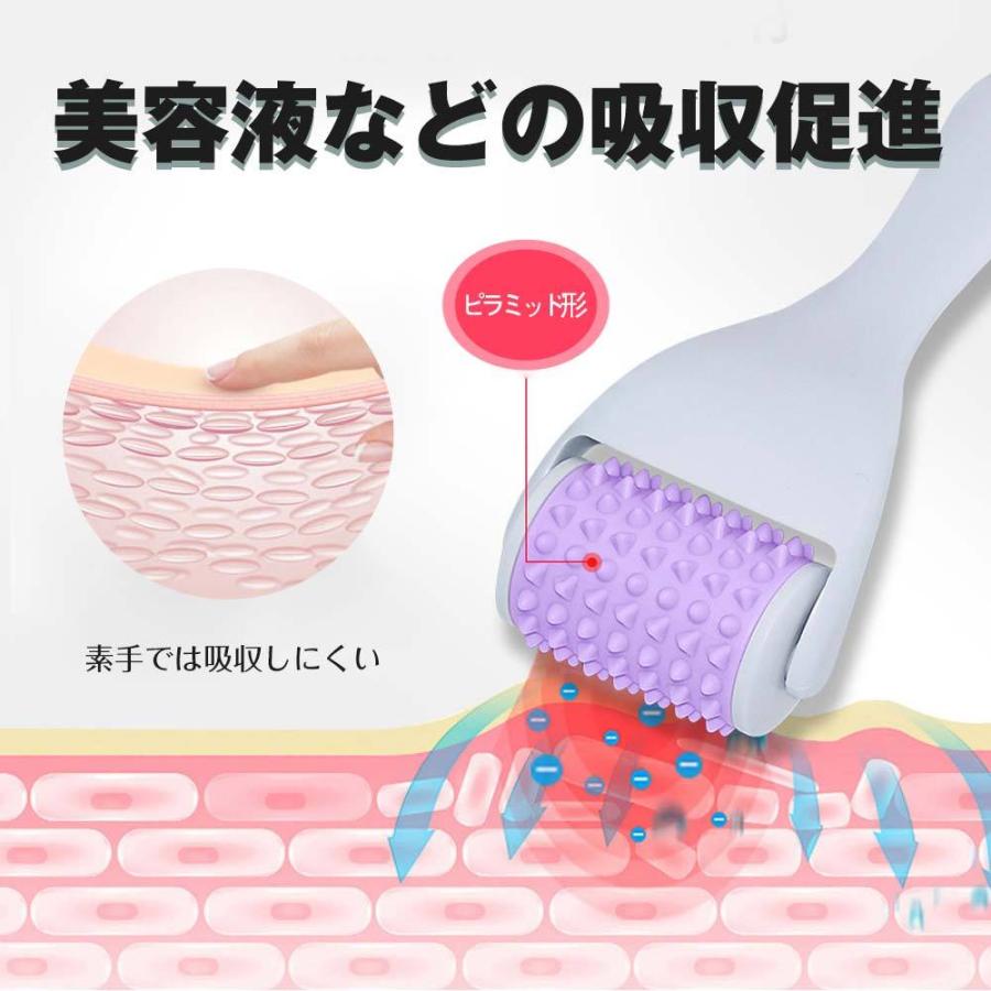 ダーマローラー ダーマローラー 美容器 フェイスローラー 刺さない美容鍼 美肌