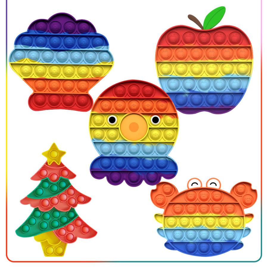 福袋 スクイーズ玩具 プッシュポップバブル ストレス解消グッズ 超大型