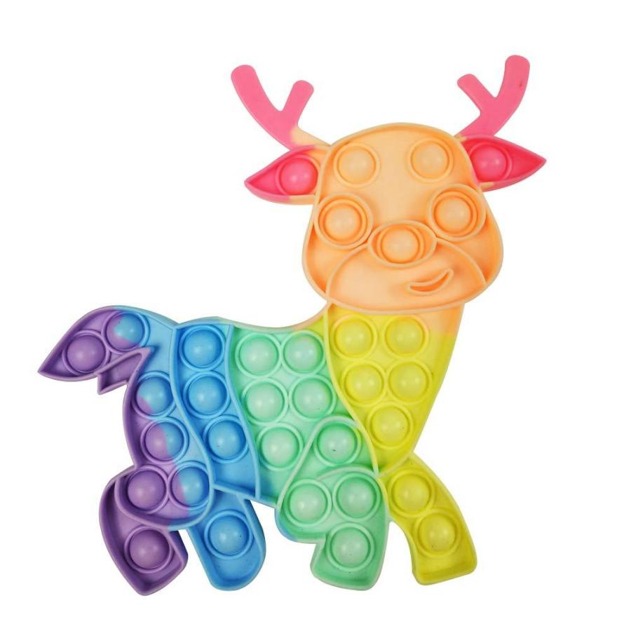 スクイーズ玩具 ストレス解消グッズ 減圧おもちゃ プッシュポップ