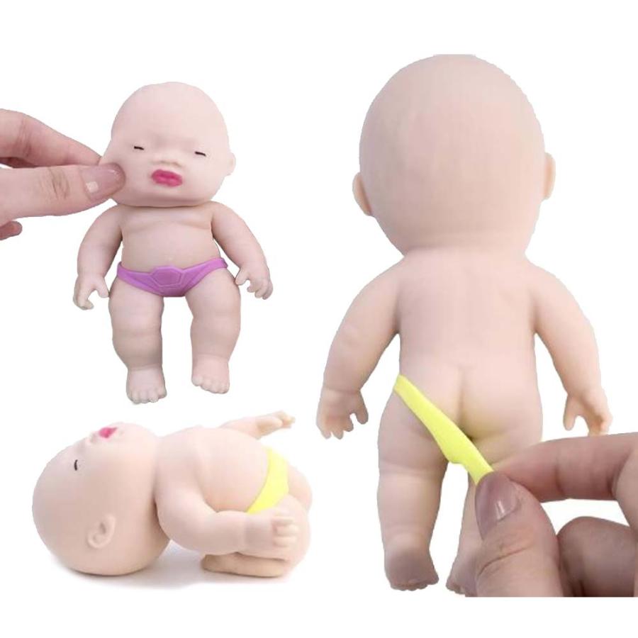 スクイーズ 赤ちゃん 人形 ミニ パンツ ストレス 解消 発散 伸びる