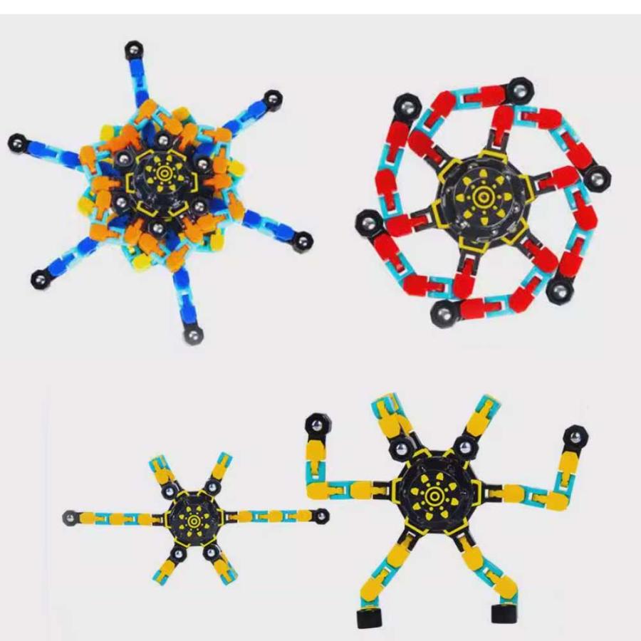 ハンドスピナー 変形可能 指先ジャイロスコープ トランスフォーマー