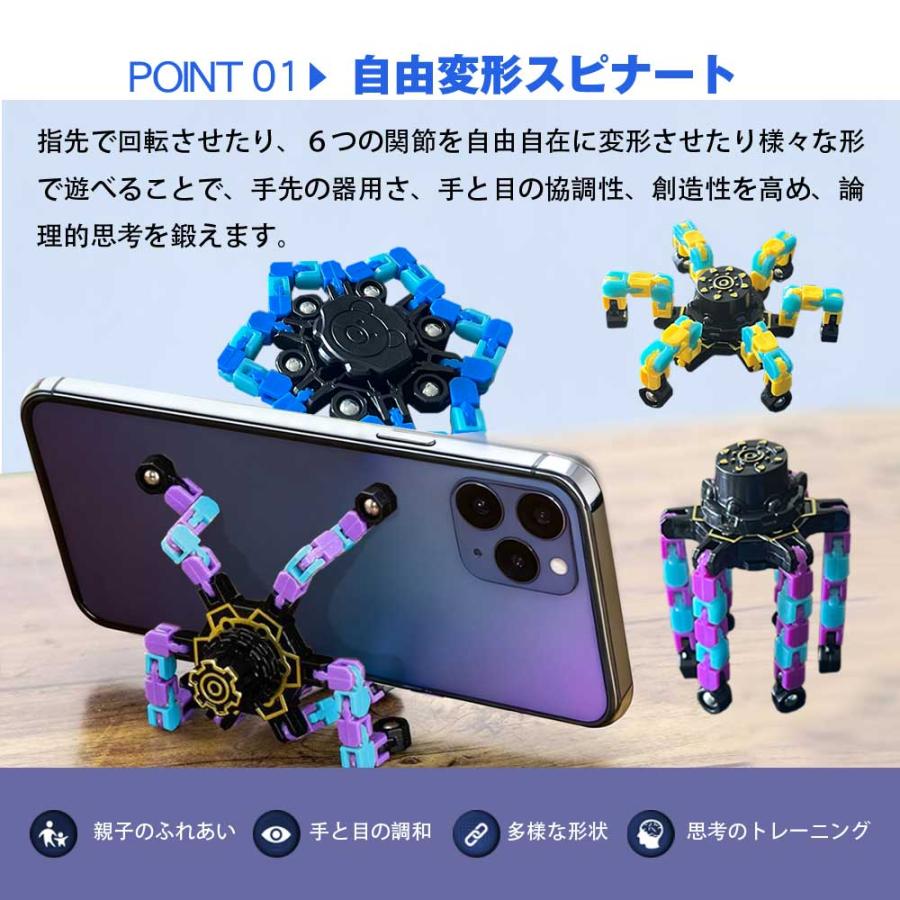 魔玩スタジオ 射手座 ハンドスピナー「森林十二宮プロジェクト」第2弾の作品です ハンドスピナー 変形可能 指先ジャイロスコープ トランスフォーマー