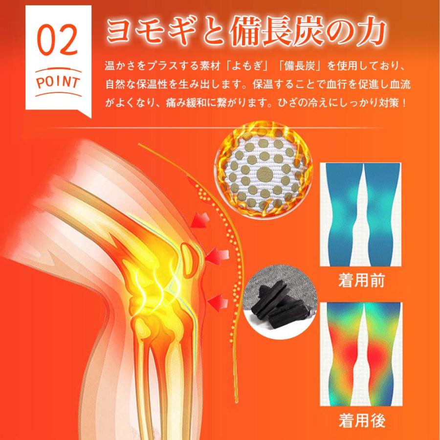 NEOBODY] 膝 サポーター 保温 厚手 薄手 自発熱 冷え対策 寝冷え 高齢