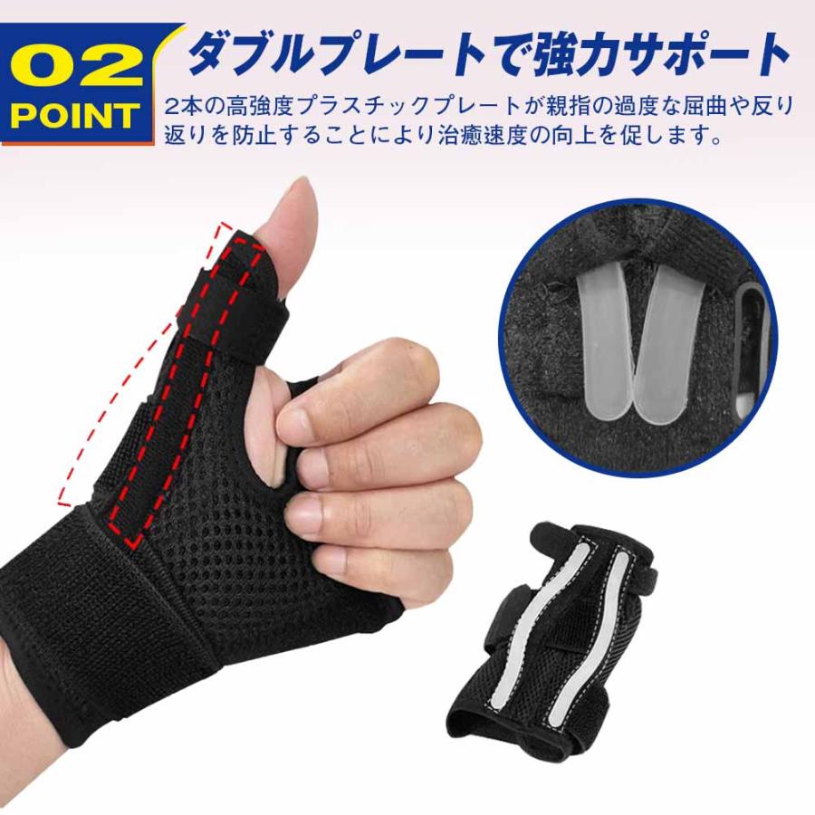 親指サポーター 親指付け根 サポーター 手首 第一関節 固定 メッシュ