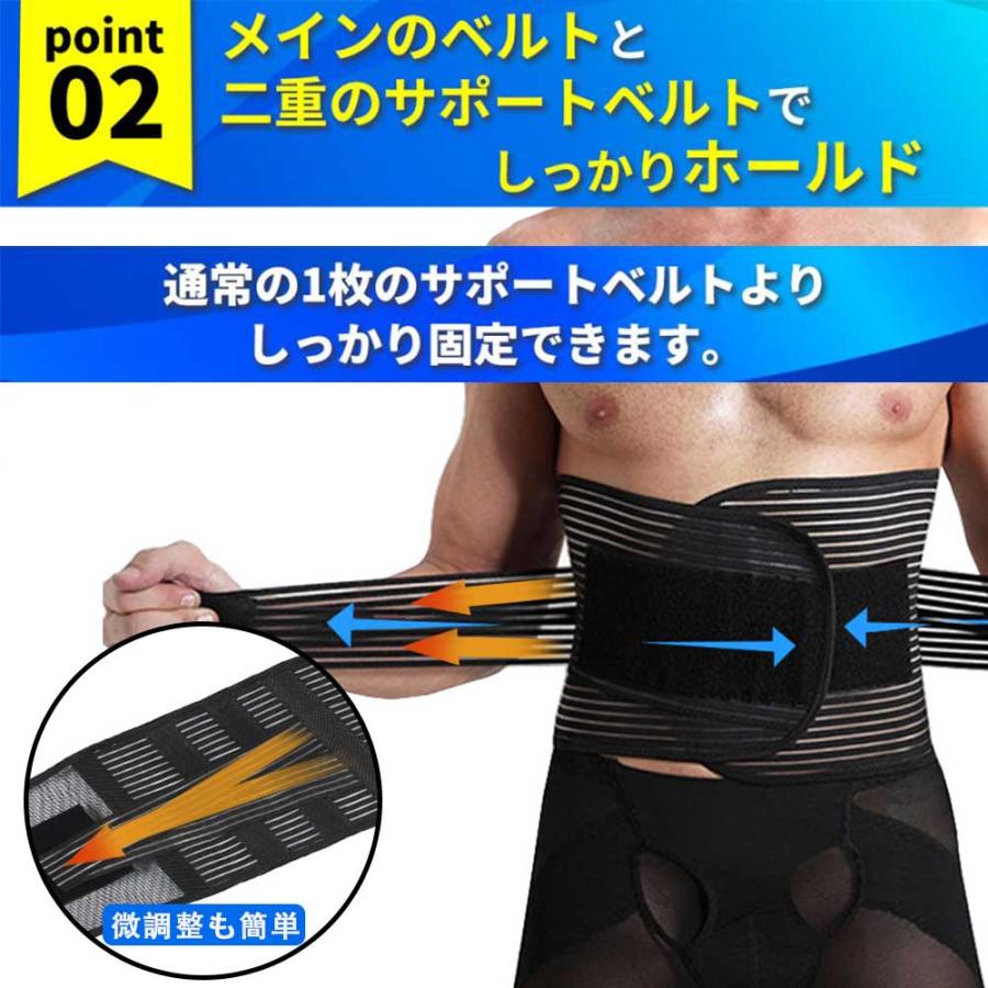 腰痛 サポート ベルト 薄手 蒸れない ずれ防止 通気性 装着簡単 腰痛
