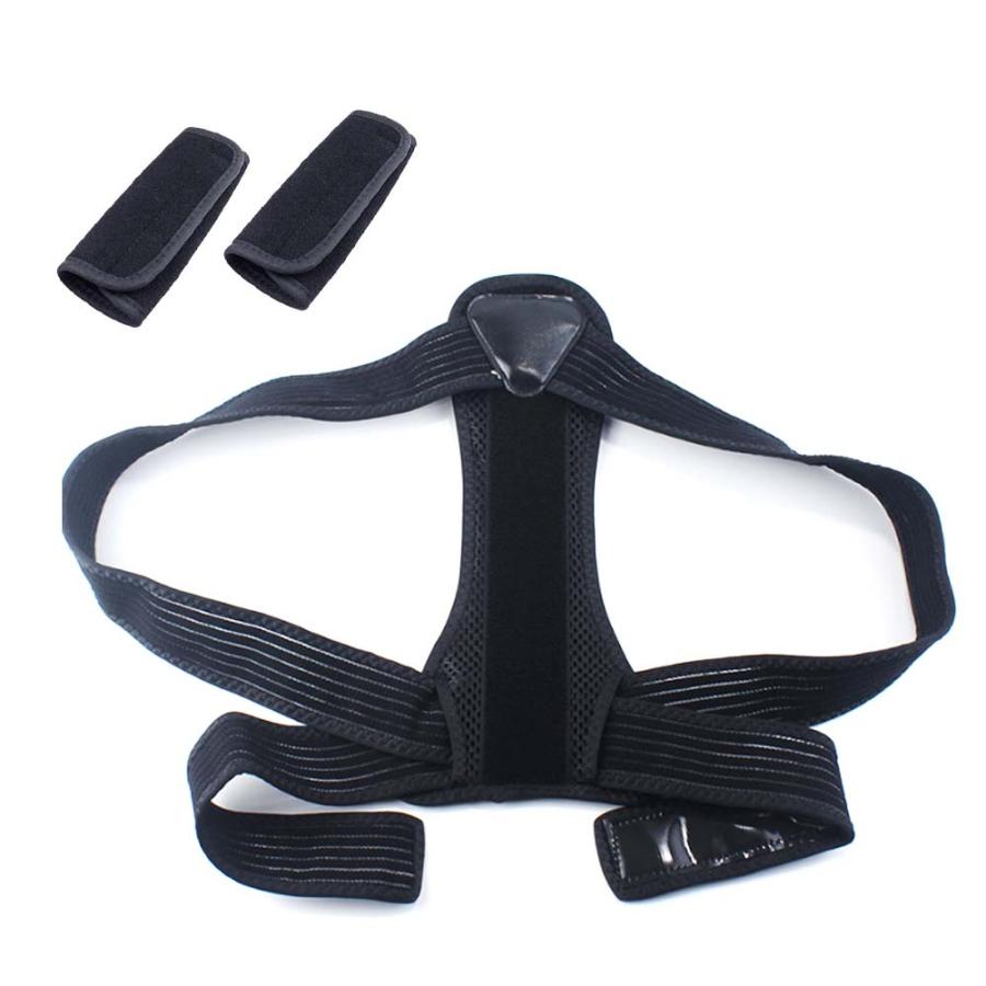 猫背矯正 ベルト サポーター 巻き肩 姿勢改善 肩こり解消 視力保護