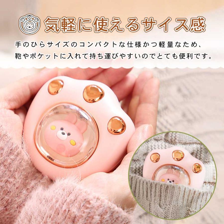 充電式カイロ USB 超軽量 2面発熱 温度調節 ハンドウォーマー 防寒対策 2パック電気カイロ 充電式カイロ 薄型 軽量 かわいい 電子ハンド
