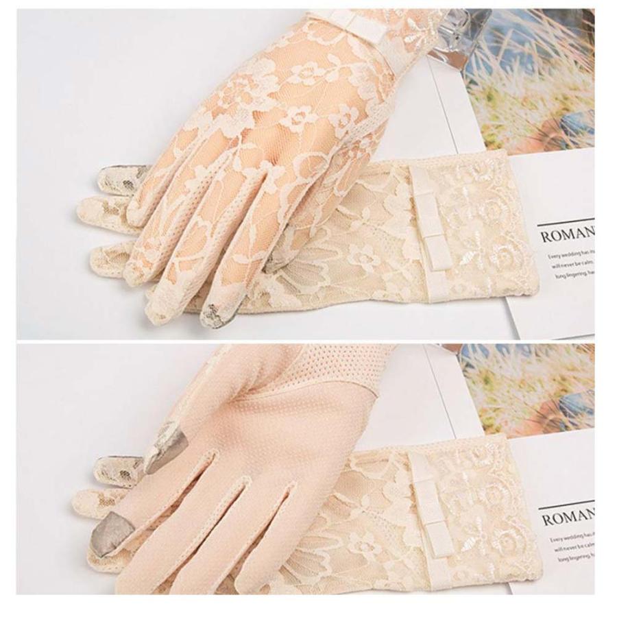 UVカット 手袋 ショート スマホ対応 滑り留め 夏用 薄手 冷感 日焼け