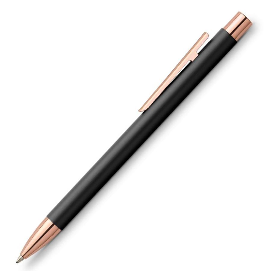 ファーバーカステル FABER-CASTELL Neo Slim Black & Rose Gold ネオスリムブラック ＆ ローズゴールド ...